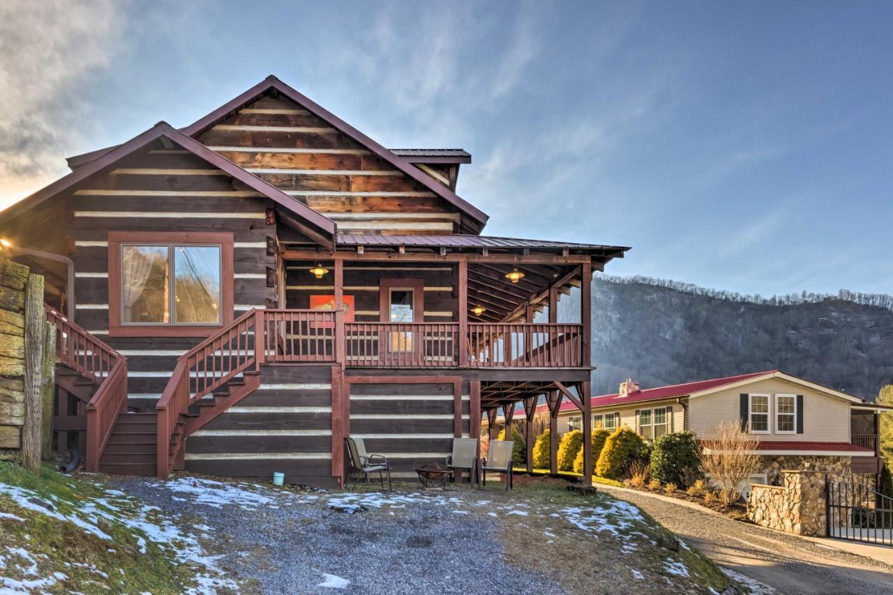 The Cabin At Marys Place With Deck And Mtn Views! Villa Maggie Valley Exterior foto